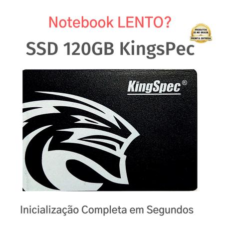 SSD HD 64GB 120GB 240GB 480GB GAMER Super Rápido com Win 10 64bits Notebook Inicia em SEGUNDOS! - Kingspec é boa?