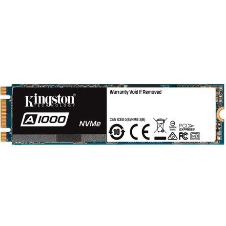SSD Kingston A1000 M.2 2280 960GB SA1000M8/960G Menor preço em SSD Kingston A1000 M.2 2280 960GB SA1000M8/960G