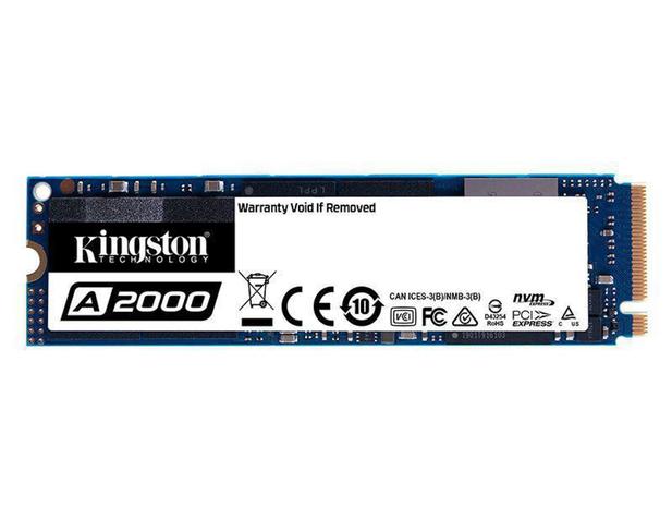 Menor preço em SSD Pcie Desktop Notebook Kingston SA2000M8/500G A2000 500GB M.2 2280 Pcie NVME GER 3.0 X4