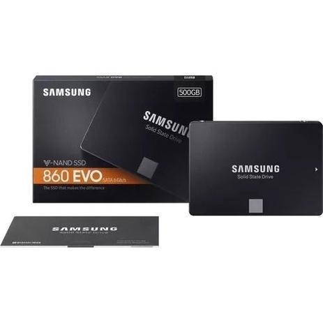 Ssd Samsung 860 Evo 500gb Sata3 6gbs 550mbs Lacrado Garantia Menor preço em Ssd Samsung 860 Evo 500gb Sata3 6gbs 550mbs Lacrado Garantia