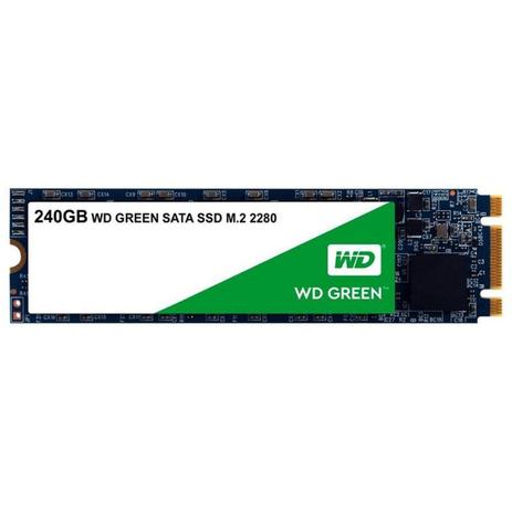SSD WD Green 240GB SATA M.2 2280 WDS240G2G0B Menor preço em SSD WD Green 240GB SATA M.2 2280 WDS240G2G0B