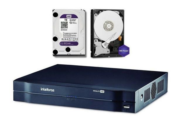 Stand Alone DVR Intelbras 08 Canais MHDX 1108 Multi-HD com Hd 1 Tera Wd Purple Menor preço em Stand Alone DVR Intelbras 08 Canais MHDX 1108 Multi-HD com Hd 1 Tera Wd Purple