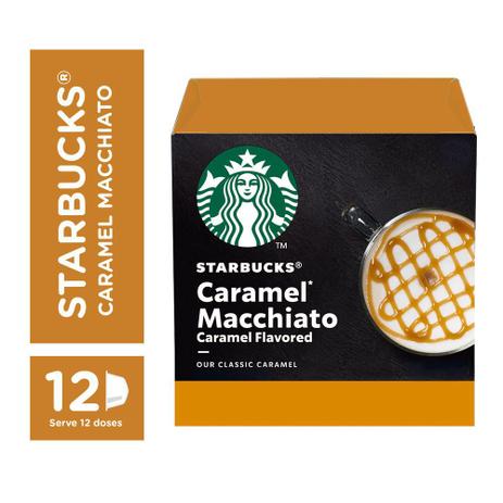 Starbucks Caramel Latte Macchiato by NESCAFÉ Dolce Gusto - 12 Cápsulas Menor preço em Starbucks Caramel Latte Macchiato by NESCAFÉ Dolce Gusto - 12 Cápsulas