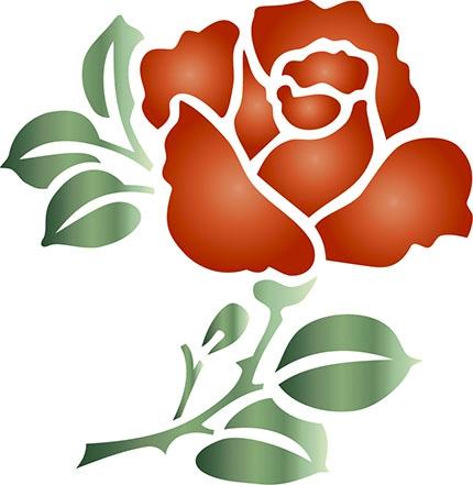 Menor preço em Stencil Especial Pintura Flor 10X10 STX-031 - Litoarte