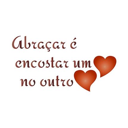 Menor preço em Stencil Especial Pintura Frase 10X10 STX-305 - Litoarte