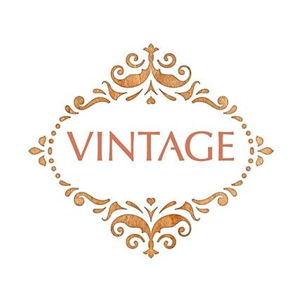 Menor preço em Stencil Especial Pintura Selo Vintage 10X10 STX-331 - Litoarte