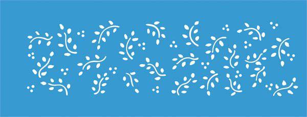 Stencil Litoarte 17X6,5 STP-058 Folhas Menor preço em Stencil Litoarte 17X6,5 STP-058 Folhas