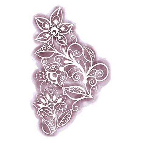 Stencil Litoarte 20x33 STA3-004 Flores Menor preço em Stencil Litoarte 20x33 STA3-004 Flores