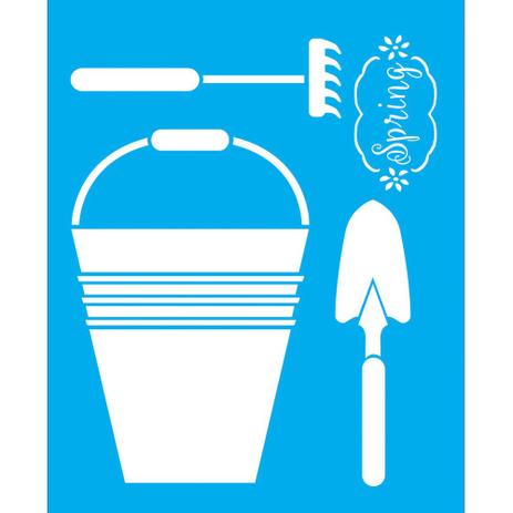 Stencil Litocart 25x20 LSG-027 Kit Jardinagem é boa?