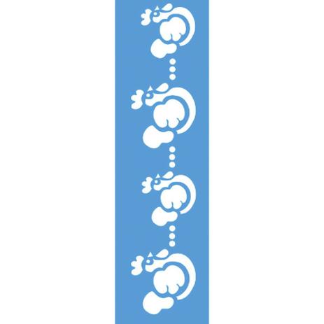 Stencil Litocart 29,5x8,5 LS-039 Galinhas Menor preço em Stencil Litocart 29,5x8,5 LS-039 Galinhas