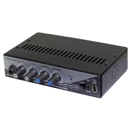 Stetsom Mixer MA-1300 Mixer Automotivo c/ USB e MP3 Menor preço em Stetsom Mixer MA-1300 Mixer Automotivo c/ USB e MP3