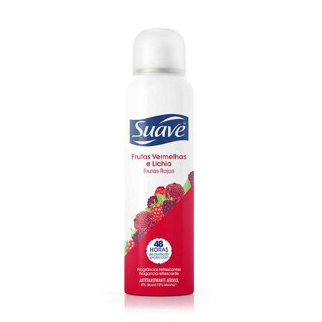 Suave Frutas Vermelhas Desodorante Aerosol Feminino 87g Menor preço em Suave Frutas Vermelhas Desodorante Aerosol Feminino 87g