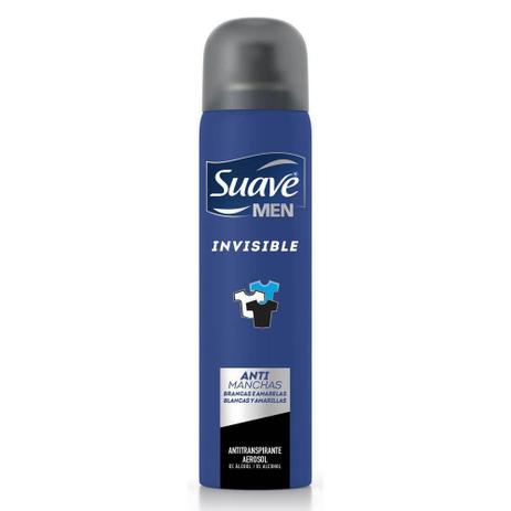 Suave Invisible Desodorante Aerosol Masculino 88g Menor preço em Suave Invisible Desodorante Aerosol Masculino 88g