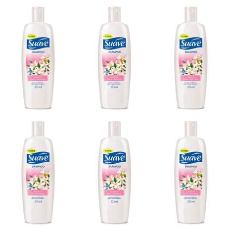 Suave Jasmim E Óleos Essenciais Shampoo 325ml (Kit C/06) Menor preço em Suave Jasmim E Óleos Essenciais Shampoo 325ml (Kit C/06)