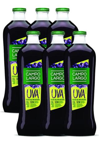 Suco de Uva Tinto Integral 1,5 Litros Vidro Caixa com 6 Garrafas - Campo Largo é boa?