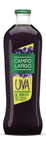 Menor preço em Suco Uva Tinto Integral 1,5 Litros Vidro - Campo Largo