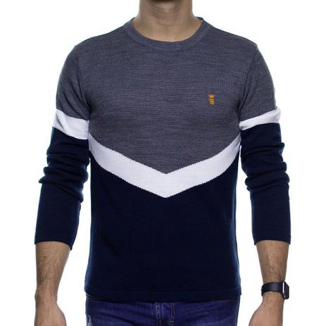 Sueter Tricot Sergio K Faixa Tri Menor preço em Sueter Tricot Sergio K Faixa Tri
