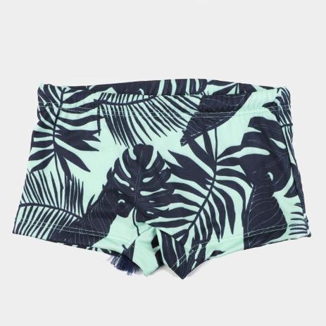 Sunga Boxer Infantil Fakini Folhagens Proteção UV 50+ Menor preço em Sunga Boxer Infantil Fakini Folhagens Proteção UV 50+