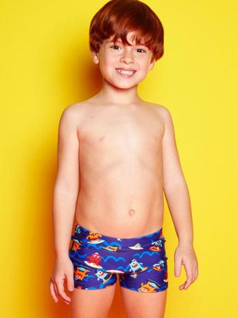 Sunga Boxer Infantil Monstros Surf Puket Menor preço em Sunga Boxer Infantil Monstros Surf Puket