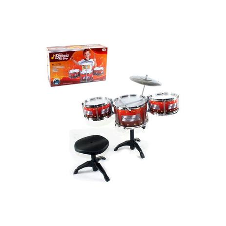 Super bateria musical infantil com banqueta completa jazz drum meu ritmo - Faça resolva Menor preço em Super bateria musical infantil com banqueta completa jazz drum meu ritmo - Faça resolva