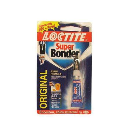 Super Bonder 3g Original Loctite Menor preço em Super Bonder 3g Original Loctite