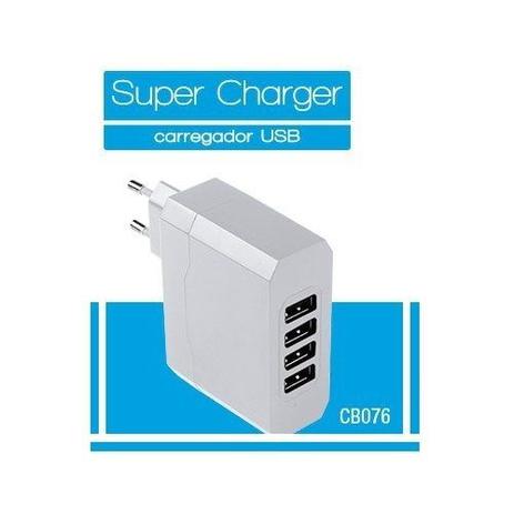 Super Charger Carregador Multiplo P Celular 4 Entradas Cb076 - Multilaser é boa?
