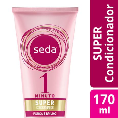 Super Condicionador Seda 1 Minuto Força e Brilho 170ml Menor preço em Super Condicionador Seda 1 Minuto Força e Brilho 170ml