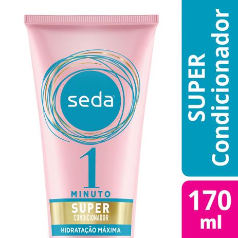 Super Condicionador Seda 1 Minuto Hidratação Máxima 170ml Menor preço em Super Condicionador Seda 1 Minuto Hidratação Máxima 170ml