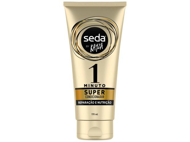 Super Condicionador Seda By Rayza - 1 Minuto Pós-Danos 170ml Menor preço em Super Condicionador Seda By Rayza - 1 Minuto Pós-Danos 170ml
