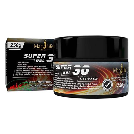 Super Gel Massageador 30 ervas Mary Life 250g - Bio Instinto Menor preço em Super Gel Massageador 30 ervas Mary Life 250g - Bio Instinto