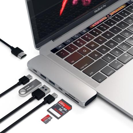 Super HUB Para Macbook Type-C 7 em 1 4K HDMI SD TF PD USB 2x 3.0 para MacBook Pro 2016 2017 2018 2019 - X-doria Menor preço em Super HUB Para Macbook Type-C 7 em 1 4K HDMI SD TF PD USB 2x 3.0 para MacBook Pro 2016 2017 2018 2019 - X-doria