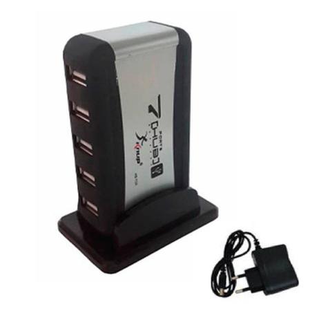 Super Hub Usb 2.0 Com 7 Portas e Fonte De Alimentação - Knup Menor preço em Super Hub Usb 2.0 Com 7 Portas e Fonte De Alimentação - Knup