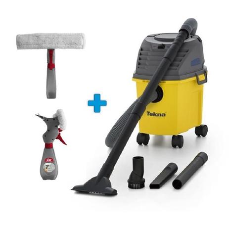 Super Kit Aspirador Compacto Tekna 1000w + Wap Rodo e Mop Menor preço em Super Kit Aspirador Compacto Tekna 1000w + Wap Rodo e Mop