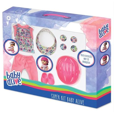 Super Kit Completo Baby Alive - 10006 - Hasbro Menor preço em Super Kit Completo Baby Alive - 10006 - Hasbro