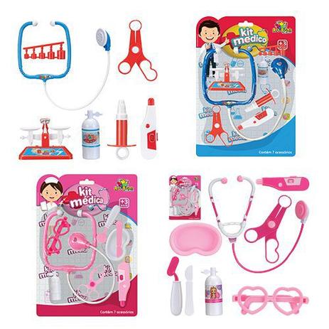 Super Kit Infantil Doutores Médico e Médica 14 Acessórios - Art brink Menor preço em Super Kit Infantil Doutores Médico e Médica 14 Acessórios - Art brink