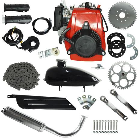Super Kit Motor Bicicleta Motorizada 4 Tempos 49CC Gasolina Completo Importway IWMB-049G Prata é boa?