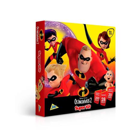 Super Kit Os Incríveis 2 Toyster Menor preço em Super Kit Os Incríveis 2 Toyster