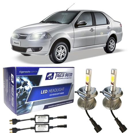Super Led H4 Kit C/ Chicote Fiat Siena 10-16 - Tiger auto é boa?