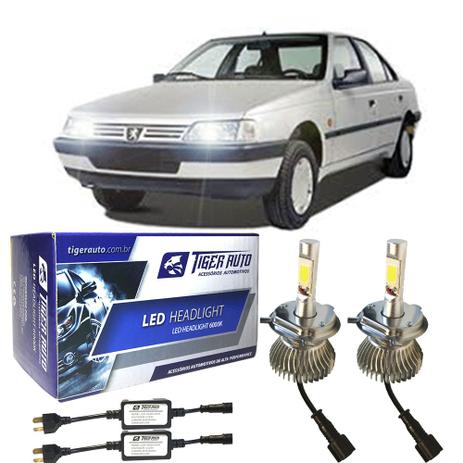 Super Led H4 Kit C/ Chicote Peugeot 405 tds - Tiger auto Menor preço em Super Led H4 Kit C/ Chicote Peugeot 405 tds - Tiger auto