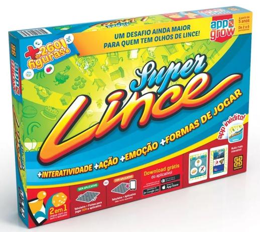 Super Lince App - Jogo de Tabuleiro - Grow Menor preço em Super Lince App - Jogo de Tabuleiro - Grow
