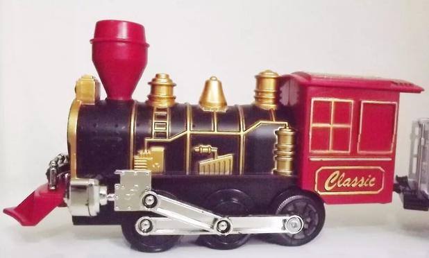 Trem Ferrorama Brinquedo Locomotiva com Som e Luz a Pilha em Promoção na  Americanas