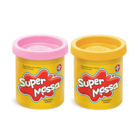 Super Massa 2 Potes Rosa e Amarelo - Estrela é boa?