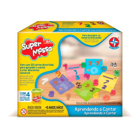 Super Massa Aprendendo a Contar - Estrela Menor preço em Super Massa Aprendendo a Contar - Estrela