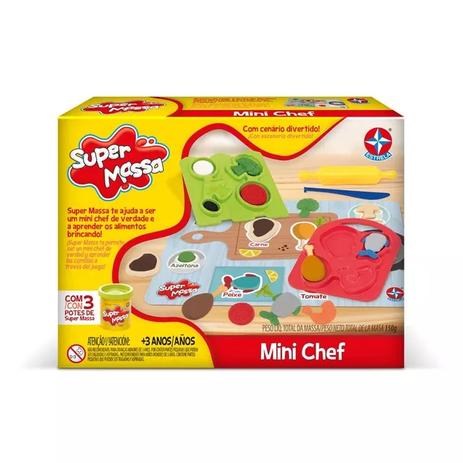 Super massa mini chef - estrela Menor preço em Super massa mini chef - estrela