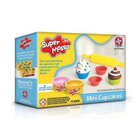 Super Massa Mini Cupcakes Estrela 0140 Menor preço em Super Massa Mini Cupcakes Estrela 0140