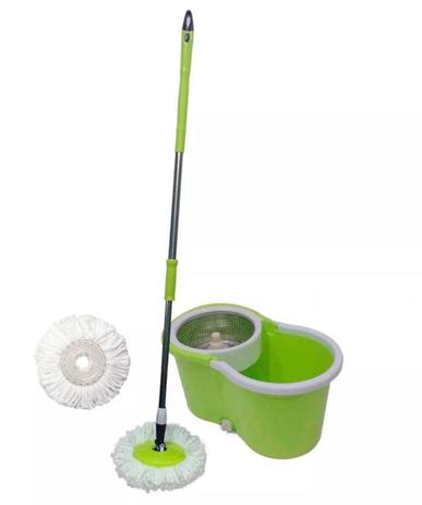 Super mop esfregão giratório com dois refis e válvula de desague - Logos pan Menor preço em Super mop esfregão giratório com dois refis e válvula de desague - Logos pan
