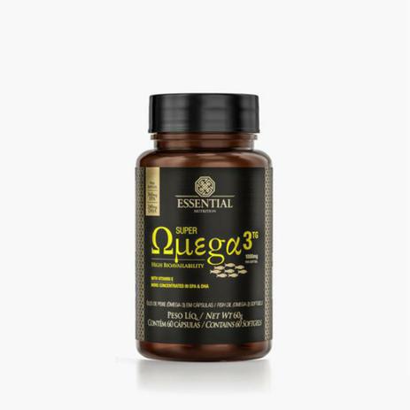 Super Ômega 3 Tg 1000mg 60 Cápsulas - Essential Nutrition Menor preço em Super Ômega 3 Tg 1000mg 60 Cápsulas - Essential Nutrition
