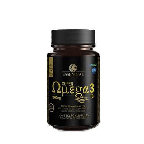 Super Ômega 3 TG - 90 cápsulas de 1g - Essential Nutrition Menor preço em Super Ômega 3 TG - 90 cápsulas de 1g - Essential Nutrition