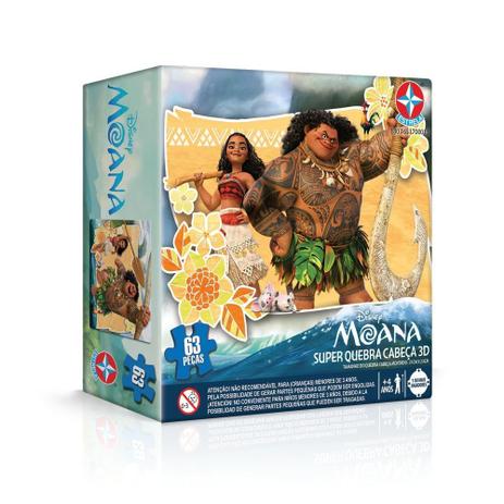 Super Quebra Cabeça 3D Moana - Estrela Menor preço em Super Quebra Cabeça 3D Moana - Estrela