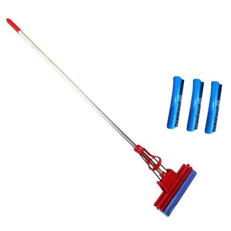 Super Rodo Mágico Shallper 28 Cm Original Com Marca + 3 Refil Extra - Vendasshop utensilios de limpeza Menor preço em Super Rodo Mágico Shallper 28 Cm Original Com Marca + 3 Refil Extra - Vendasshop utensilios de limpeza